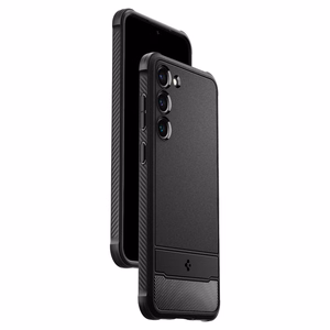 Spigen Rugged Armor dėklas telefonui Samsung Galaxy S23 - matinė juoda