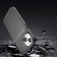 Thunder Case iPhone 14 dėklas telefonui su apsauga - juodos spalvos