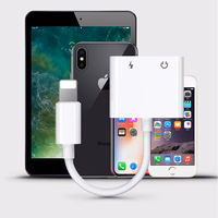 Joyroom S-Y104 ausinių adapteris Lightning / 2x Lightning - baltas