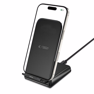 Tech-Protect QI15W-S2 indukcinis įkroviklis 15W stovo formos - juodas