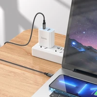 Kabelis USB C į USB C Hoco 3A 60W 2 m X89 juodas