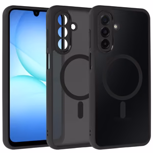 Pilnai matinė Magnetinė dėklas telefonui Samsung Galaxy A17 5G juoda