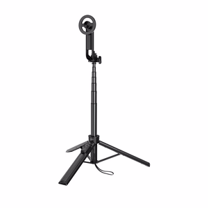 XO SS30 Bluetooth asmenukių lazda-trikojis, juoda, magnetinė, skirta MagSafe, 123cm
