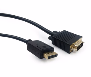 Gembird CCP-DPM-VGAM-6 vaizdo kabelio adapteris 1,8 m VGA (D-Sub) DisplayPort juodas