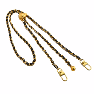 Telefono raištis G-14 juodas-auksinis