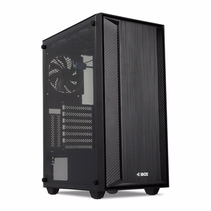iBox CETUS 906 Midi Tower juodas kompiuterio korpusas
