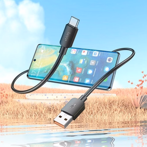 Кабель USB A на USB C Hoco PD 6A 100W 1 m X96 черный