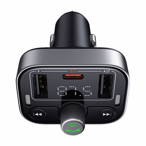 „Baseus S-09 Pro“ FM siųstuvas su „Bluetooth“ (juodas)