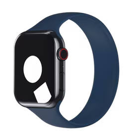 APPLE DIRŽELIS APPLE WATCH SOLO LOOP 42/44/45MM SIZE 8 STORM BLUE be pakuotės