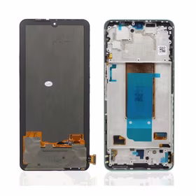 Ekranas skirtas Xiaomi Poco F4 5G su rėmeliu / Moonlight Silver / HQ