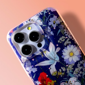 Glow Glam dėklas telefonui Samsung Galaxy A17 5G mėlynas
