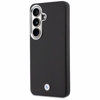 BMW Sign Metal Logo MagSafe dėklas Samsung Galaxy S26+ - juodas