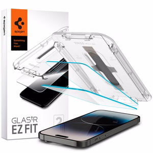 Spigen Glas.tR EZ Fit Apsauginis stiklas iPhone 14 Pro Max - 2 vnt.