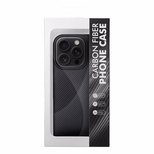 Carbon Elite Magnetinis dėklas telefonui suderinamas su MagSafe IPHONE 17 PRO MAX juodas