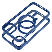 Dėklas telefonui (m) COLOR EDGE MAG COVER, suderinamas su MagSafe skirtas iPhone 11, tamsiai mėlynas (m)