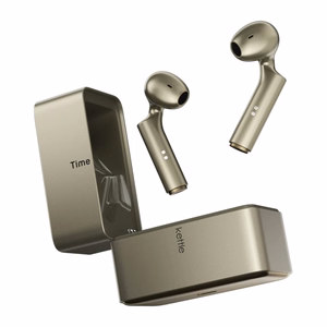 TimeKettle W4 Plus TWS vertimo ausinės, auksinės