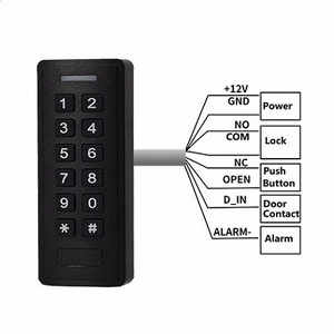 Standalone Access Control with Keypad and Card Reader, K2-MF, EM/Mifare, IP66