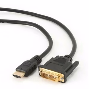 GEMBIRD HDMI į DVI male-male laidas, paauksuotos jungtys, 1.8m, bulk pakuotė