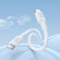 USB kabelis Borofone BX111 60W USB-C to USB-C 1.0m baltas