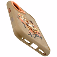 Nimmy Tiger Magnetinis dėklas telefonui iPhone 17 - šviesiai rudas