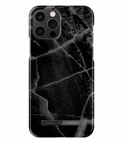 IDEAL OF SWEDEN IDFCAW 21-I2061-358 IPHONE 12/12 PRO BLACK THUNDER MARBLE dėklas