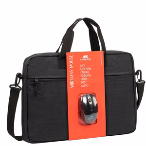 Rivacase Regent Notebook Case 15.6" + Mouse 8038