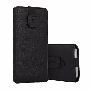 WONDER Deko dėklas (Dydis XXL) Samsung S25 Ultra/S24 Ultra/M35/M23/A16 5G/Xiaomi Redmi 14C juodas