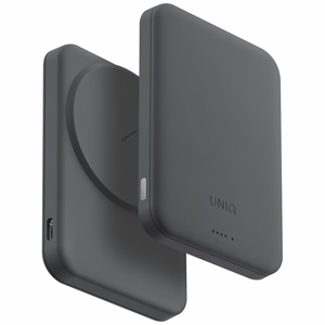 Uniq Lyden Lexa magnetine 5000mAh PD USB-C MagSafe isorine baterija - pilka