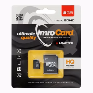 IMRO microSD Memory Card 8GB with SD Adapter