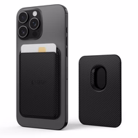 Tech-Protect MagWallet Magnetinis dėklas su universaliu magnetiniu kortelių ar dokumentų laikikliu - juodas