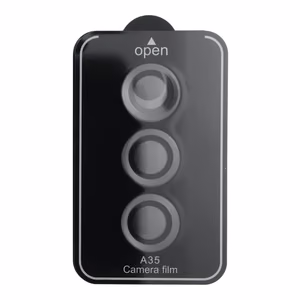 Kameros apsauga 9H, skirta SAMSUNG A35, juoda