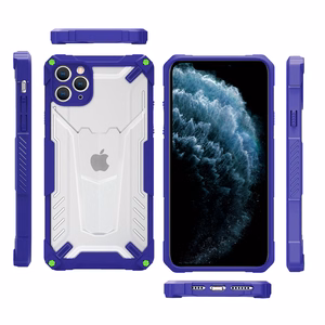 Tel Protect hibridinis dėklas Iphone 13 Pro Max tamsiai mėlynas