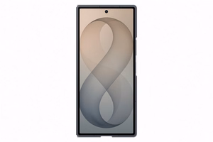 Samsung Galaxy Z Fold8 Ultra silikoninis magnetinis dėklas su 2 antirefleksinėmis plėvelėmis, grafito spalvos