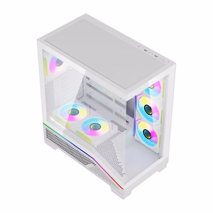 Kompiuterio korpusas Darkflash K430 + ventiliatoriai (baltas)