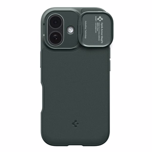 Spigen Optik Armor Magnetinis dėklas telefonui iPhone 17 - žalia
