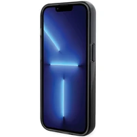 Karl Lagerfeld KLHMP13LHMRSKCK iPhone 13 Pro 6.1" juodas/juodas kietas dėklas su žiediniu stovu Karl&Choupette Magnetinis