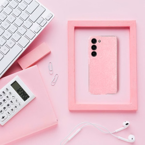 Rožinis 2 mm BLINK dėklas telefonui XIAOMI Redmi 15C