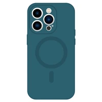 TEL PROTECT magnetinis silikoninis dėklas telefonui Iphone 14 mėlynas