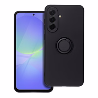 Dėklas telefonui su silikoniniu žiedu SAMSUNG A36 5G juodas