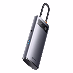 Hub 4in1 Baseus Metal Gleam serija, USB-C į 4x USB 3.0