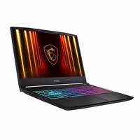MSI Katana 15 HX B14WFK-605XPL Intel® Core™ i7 i7-14650HX Knyginis kompiuteris 39,6 cm (15.6") „Full HD“ 16 GB DDR5-SDRAM 512 GB SSD NVIDIA GeForce RTX 5060 Wi-Fi 6E (802.11ax) NoOS Juoda