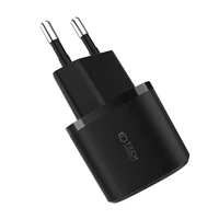 Tech-Protect C20W mini įkroviklis USB-C PD 20W / USB-A QC 3.0 - juodas