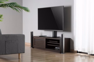 Gembird TVS-D55S-01 Stalinis televizoriaus stovas (pasukamas), 23" - 55", juodas