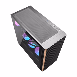 Kompiuterio korpusas Darkflash DS900WS (juodas) + 4 ventiliatoriai