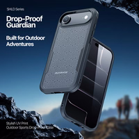 Dėklas Dux Ducis Shld Apple iPhone Air juodas (Umbra Pattern)