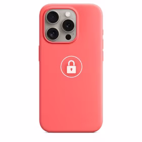 Telefono dėklas "Silicone Case v2" iPhone 15 Pro / Guava / su pakuote