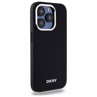 DKNY Paprastas logotipas magnetinis iPhone 15 Pro Max dėklas - juodas