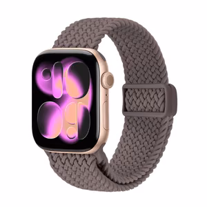 Crong Wave Band pintas Apple Watch dirželis, 38/40/41/42 mm, rudas