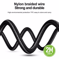 JELLICO laidas B12 Micro USB 3.1A 2M Juodas