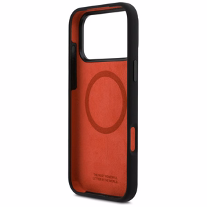 BMW M Silicon Horizontal Line MagSafe deklas iPhone 17 Pro Max - juodas